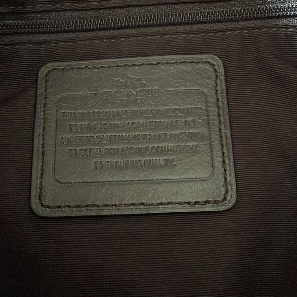 Coach Ava Python Leather Tote - Picture 4 of 9